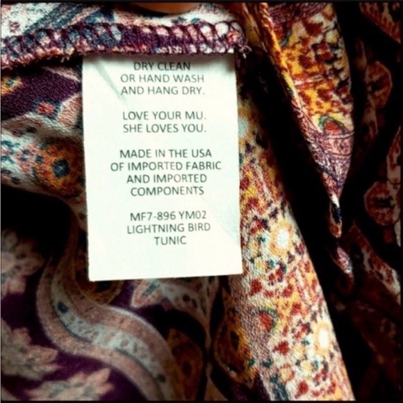 Show Me Your Mumu. Lighting Bird Tunic. New with tag. Medium. - Picture 4 of 7